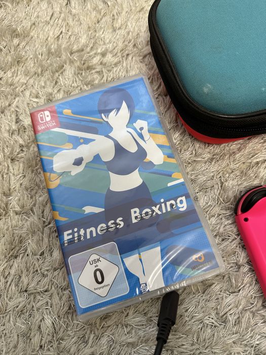 Nintendo switch  joy con controller + husa transport +  joc