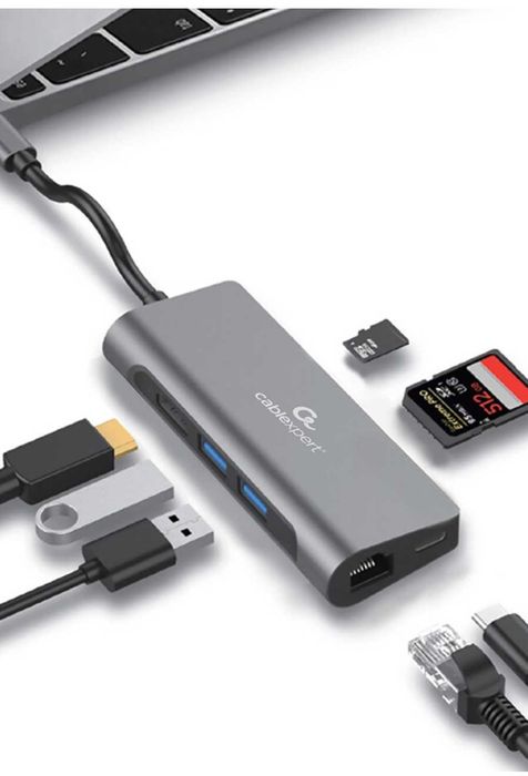 CableExpert 5-в-1 USB-C Адаптер