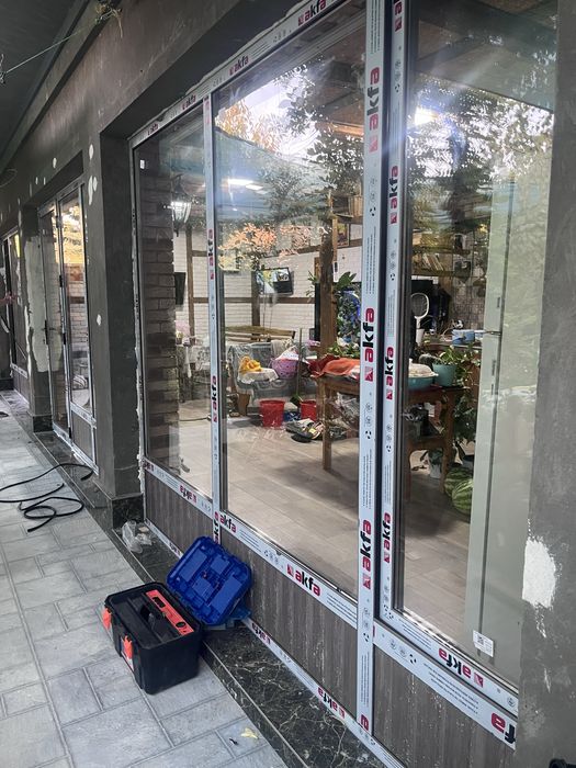 AKFA ром ва эшиклар Akfa окна и двери: пластик, алюминий, термо