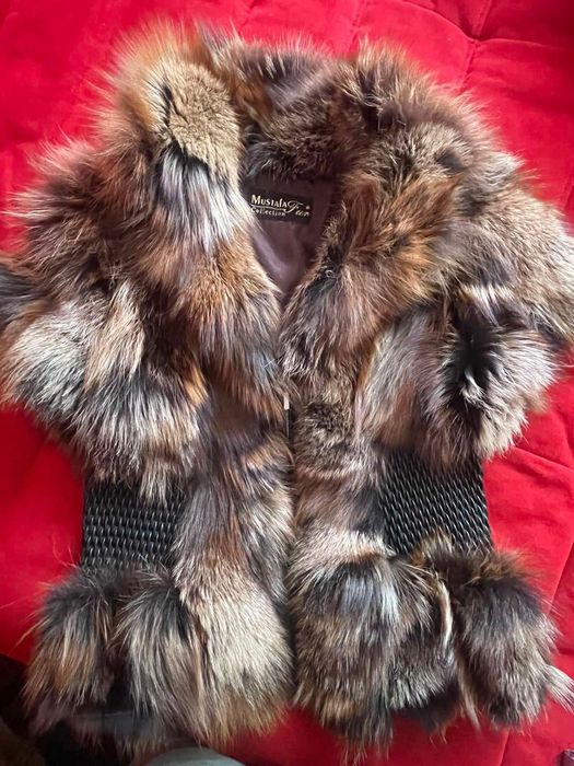 Предпразнична цена- Елек естествен косъм лисица