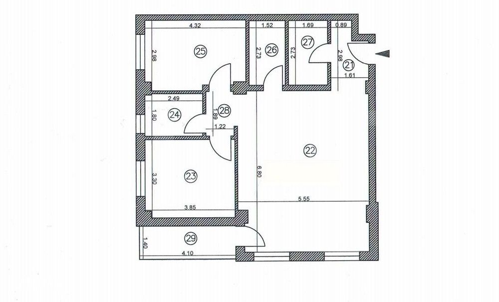 Apartament 3 camere, parter, bloc nou- zona Obcini — fotografia 1