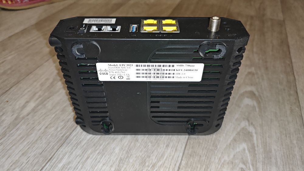 Роутер модем CISCO EPC3925