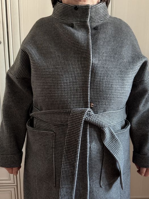 женское длинное пальто