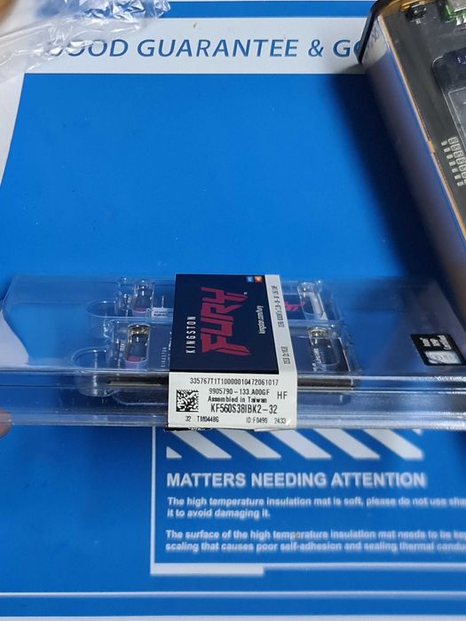 Memorie Ram DDR 5 Kingston fury 6000 Mhz, CL 38 noi cu Garantie