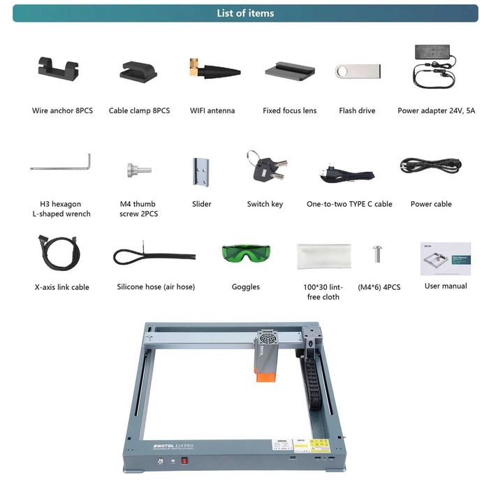 ATOMSTACK SWIITOL 6W 12W 1100лв 24W 1600лв CNC лазер лазерно гравиране