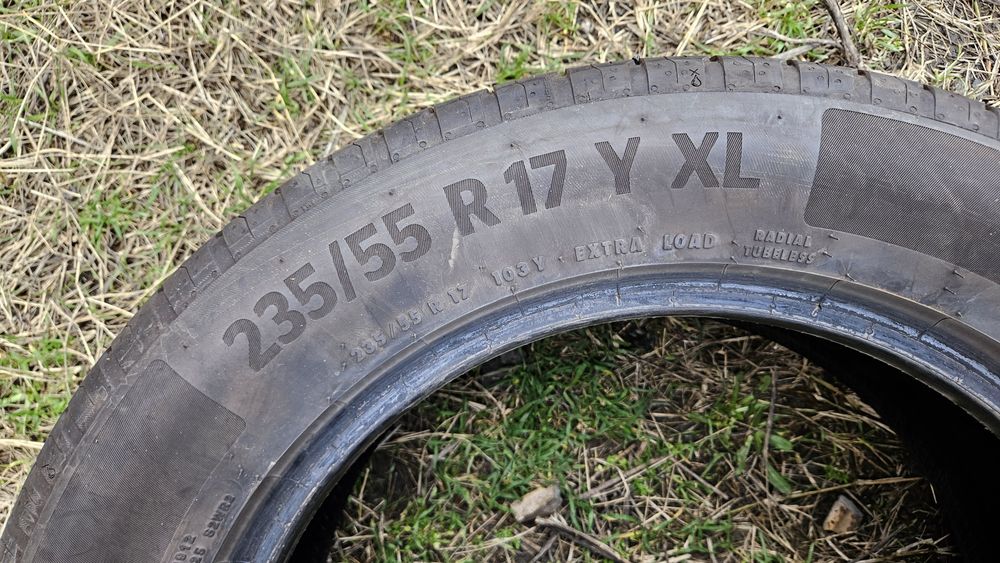 2бр гуми 235 55 17 дот 23 континентал continental