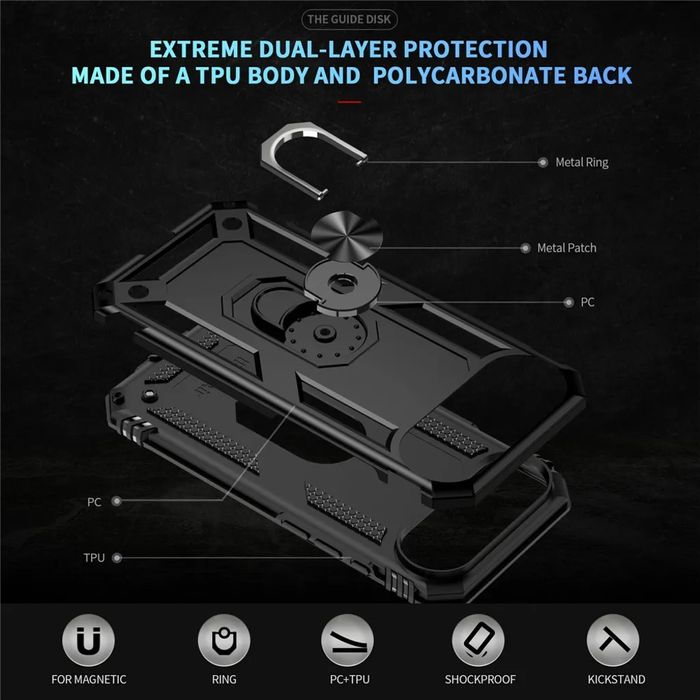 Удароустойчив кейс ringcase за apple iphone 17 air - супер защита