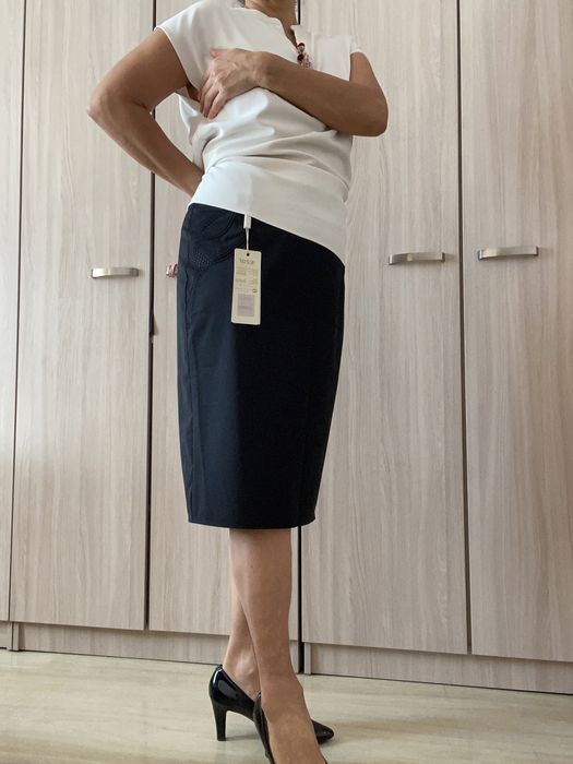 Юбка карандаш черная