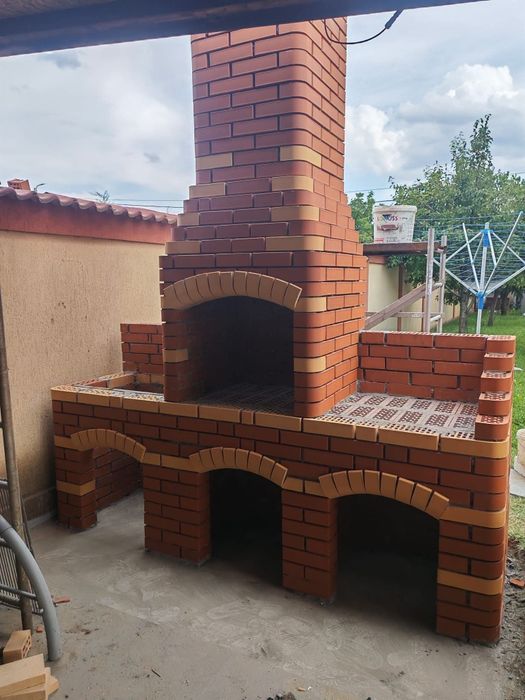 Execut grătare din cărămidă aparentă diferite modele și dimensiuni etc