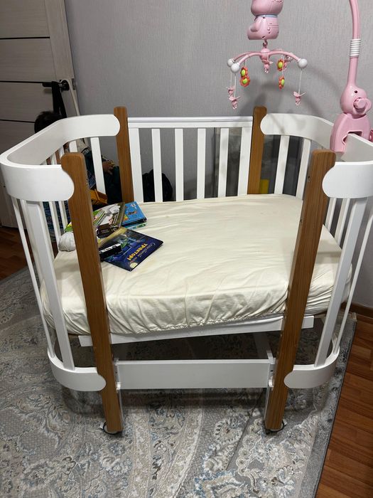 Детская кроватка 2в1