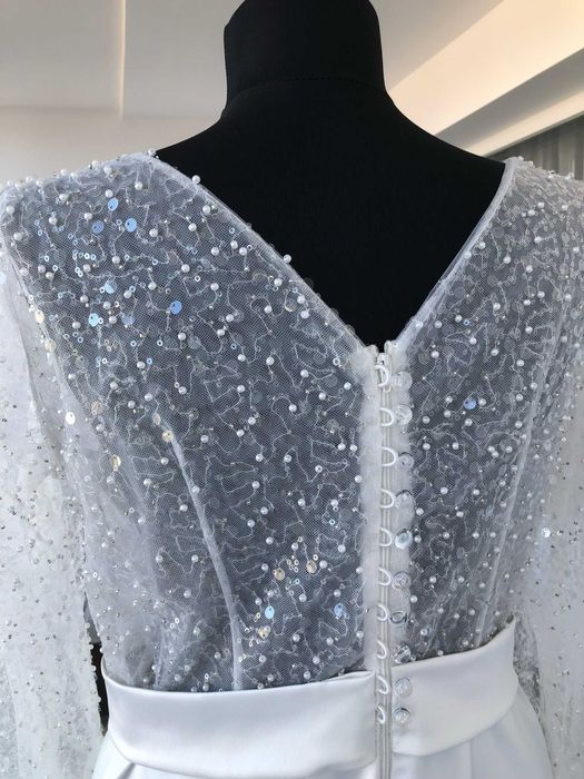 Rochie cununie civila , model realizat pe comanda