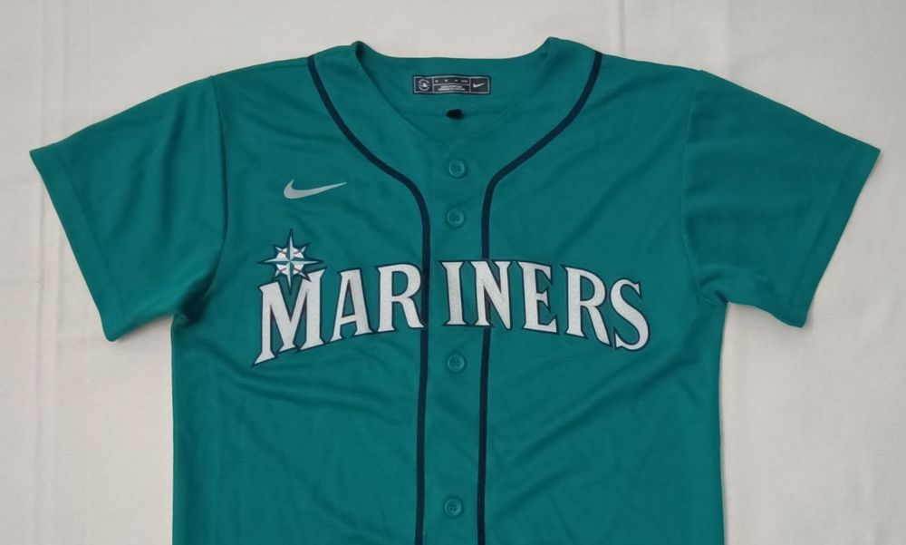 Nike MLB Seattle Mariners #44 Rodriguez Jersey тениска ръст 147-158см