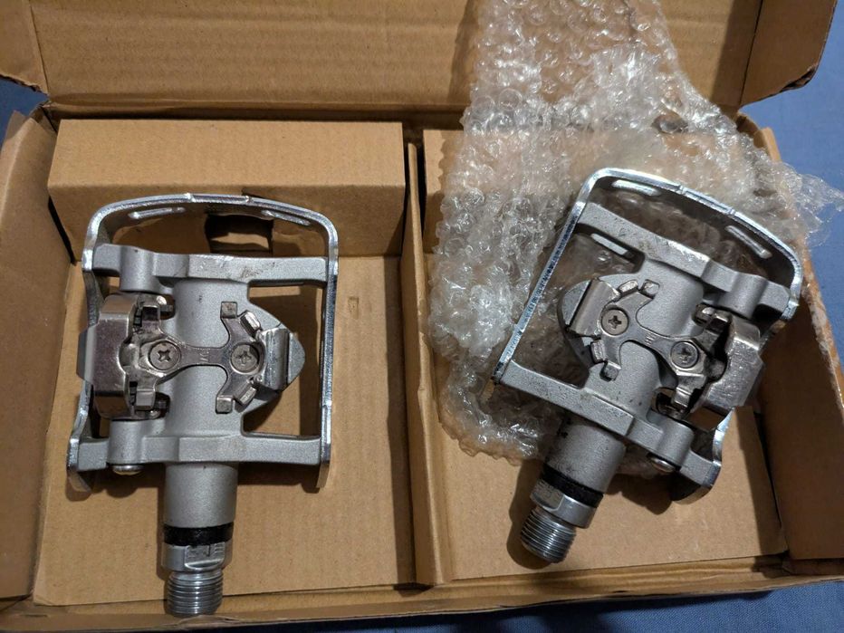 Pantofi Shimano MT43 cu placute + pedale SPD M324 Shimano