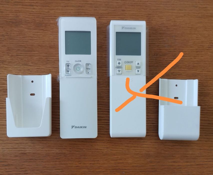 Дистанционни за климатик DAIKIN , 2 модела, нови