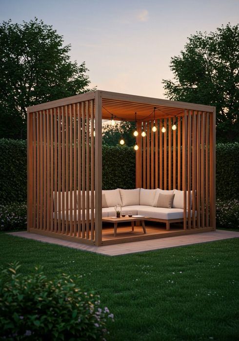 Пергола деревянная