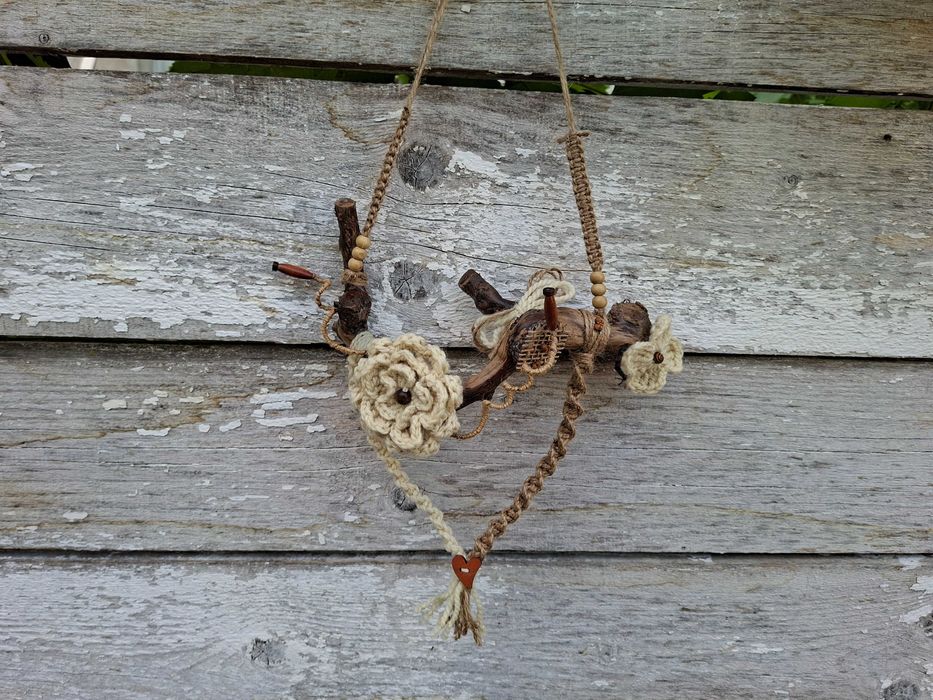 Лоза - декор за стена, макраме