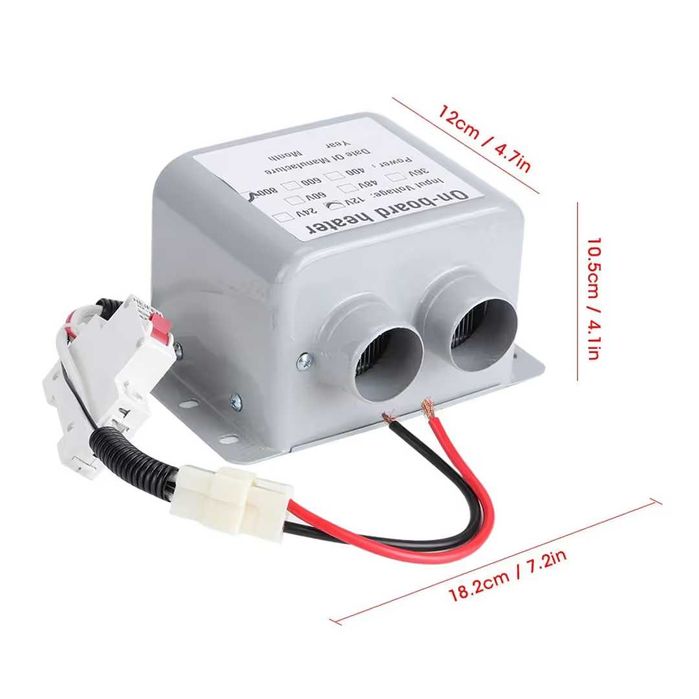 Incalzitor/Dezghețător parbriz 2-aerisiri încălzire rapidă 5s 12V 800W – 12V 800W