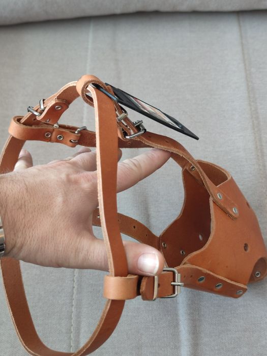 Botnita câine piele naturala Germania talie L