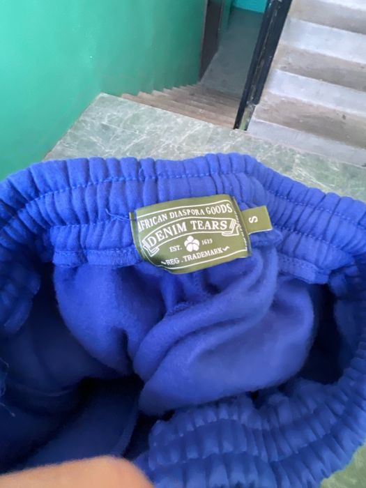 Denim tears только трико синий цвет