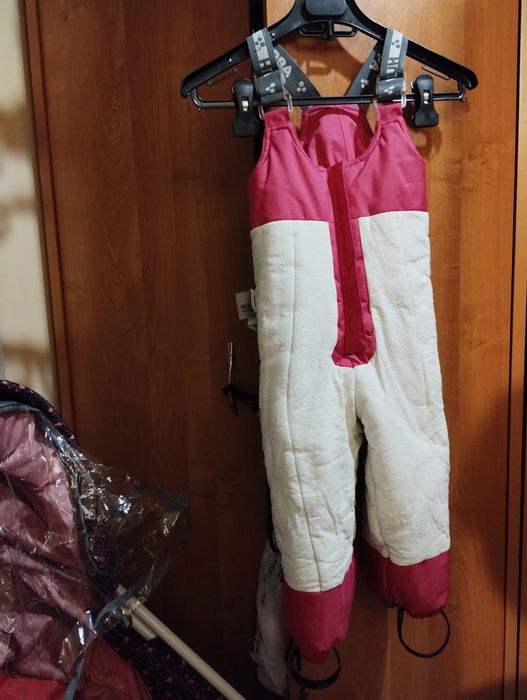 Полукомбинезон зимний на девочку Huppa