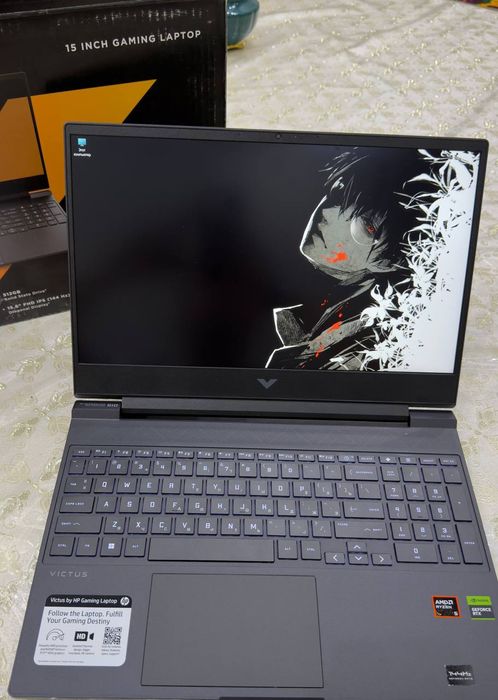 Игровой ноутбук HP VICTUS/REYZN 5 8645HS/RTX4050 6гб/ОЗУ 8гб/SSD 512гб
