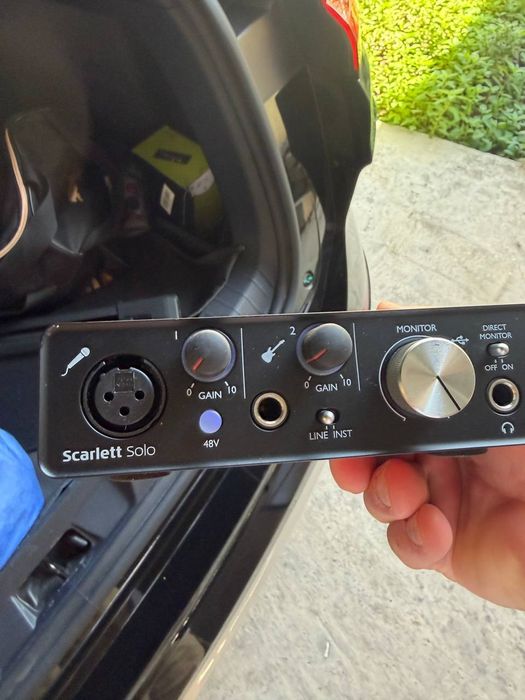 Новый Аудиоинтерфейс Focusrite Scarlett Solo 2nd Gen (Звуковая карта)