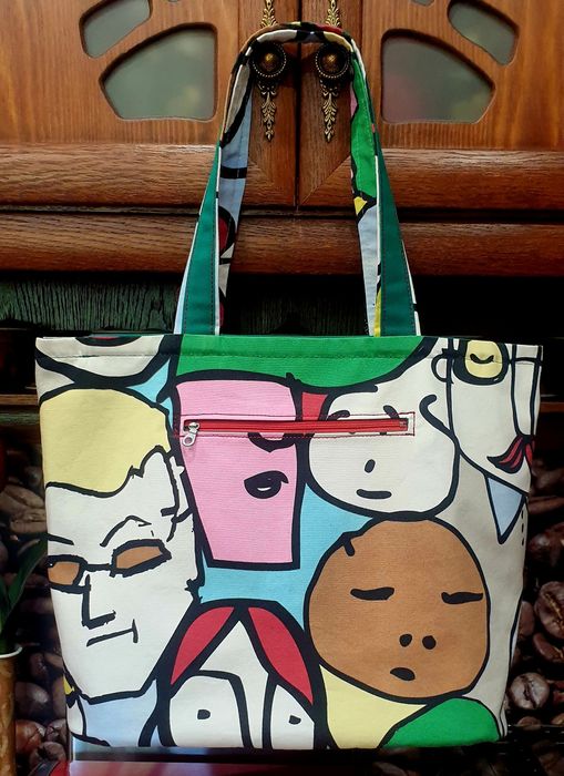 Голяма чанта от  плат