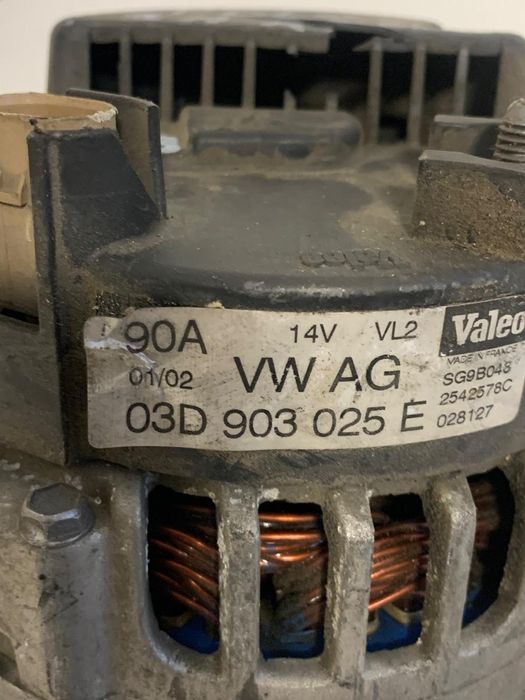 Alternator Volkswagen Polo 9N_ 2001 - 2012 1.2B 03D903025E
