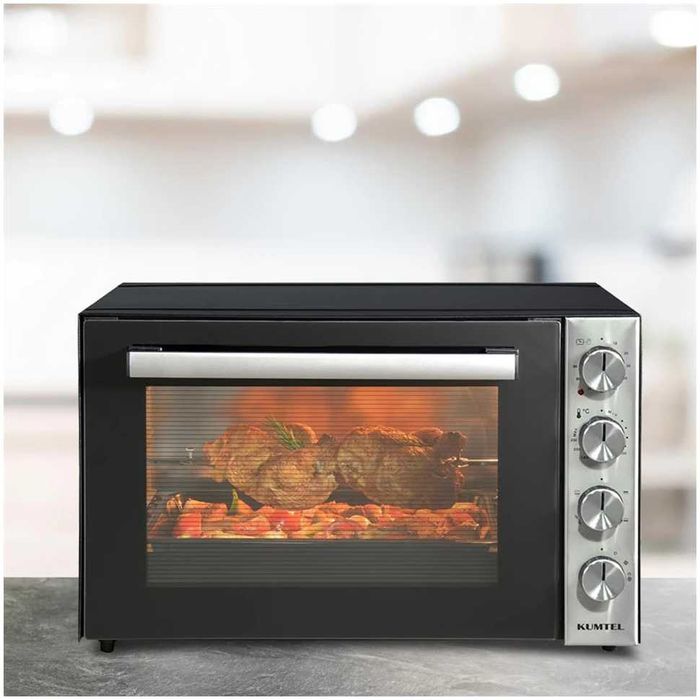 Cuptor electric Kumtel LX-9645FA Pizza & Rotisor XXL, 70 litri, 2500 W