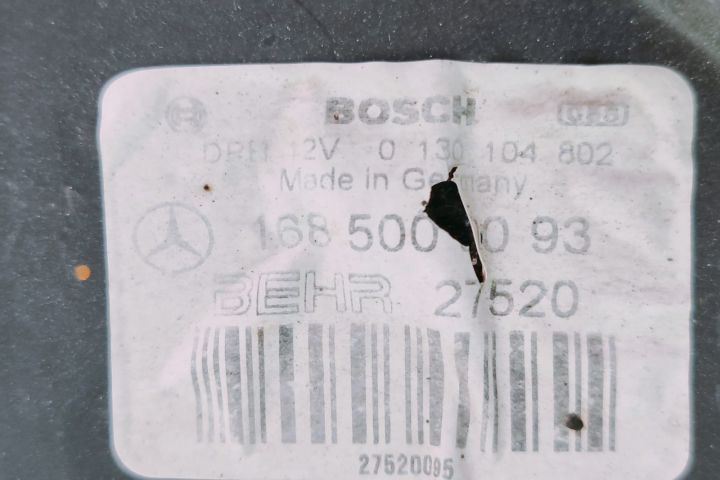 Electroventilator racire  A1685050055/1685000093 Mercedes-Benz A-Clas