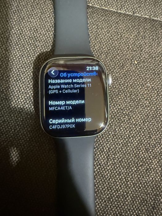 Смарт часовник APPLE WATCH S11 CELL SPACE GREY