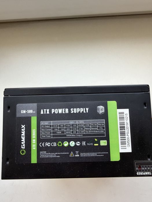 Блок питания gamemax 500w