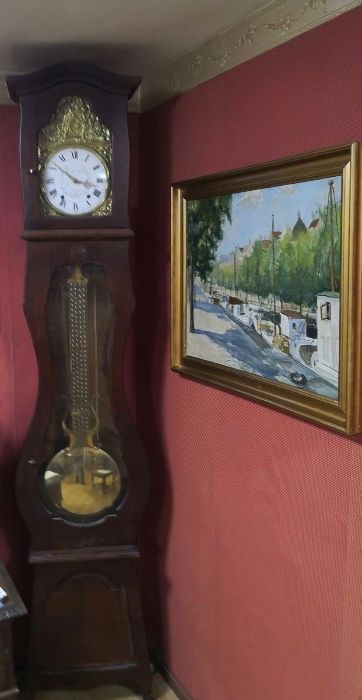 Салонен часовник, голям,уникален старинен Франция окол 1850-1900 г