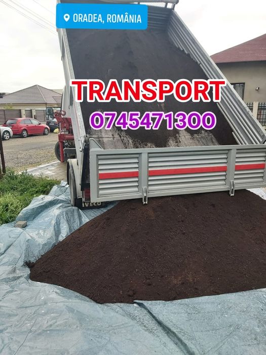 Nisip piatra balastru pamant macara pt ridicat transport marfa