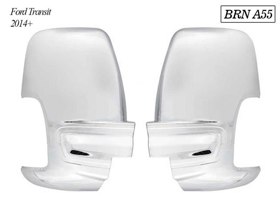 Хромирани капаци за огледала бусове на Mercedes, VW, Renault и Ford