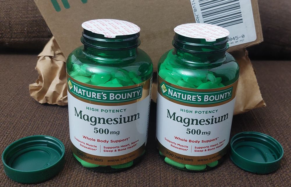 Magneziu oxid 500 mg (2 cutii, 2×200 tablete)