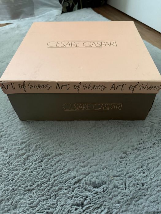 Botine cu toc Cesare Gaspari, negre mărimea 37