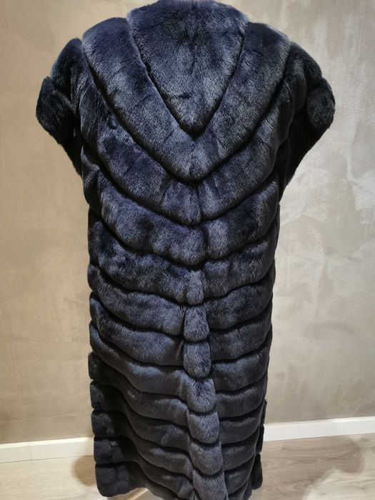 Vesta vulpe naturala, Blue Fox, import italia