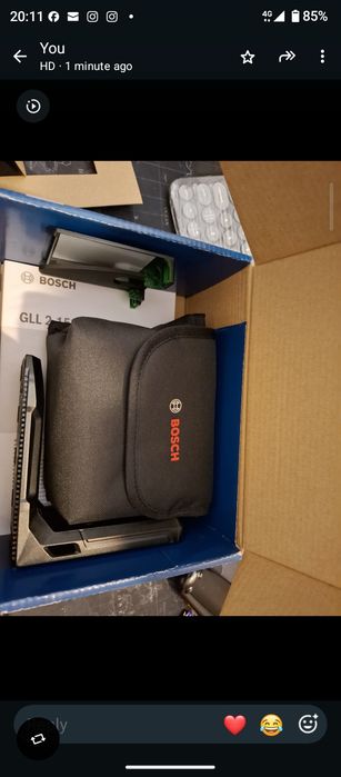 Vând nivela laser Bosch GLL 2-15