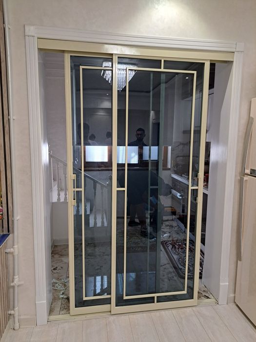 Межкомнатная раздвежная дверь/Двери из ролика/Механизм