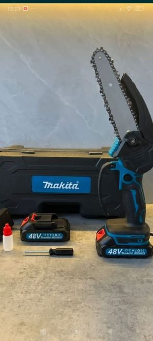 Садовый секатор и электропила