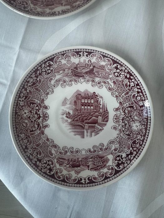 Set 6 cesti cu farfurioare Petrus Regout" Castillo"