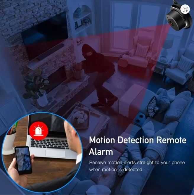 Mini Camera de supraveghere, Wireless, Night Vision, Motion Detection