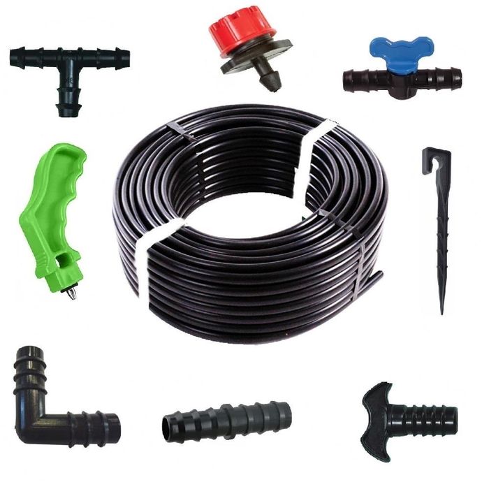 Много сезонен капков ф16 / 100м /25,33см тръбен капков маркуч