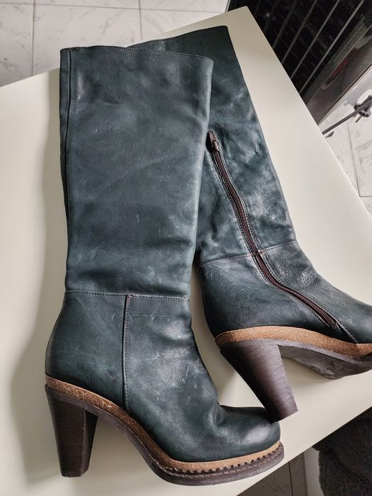 Дамски ботуши естествена кожа