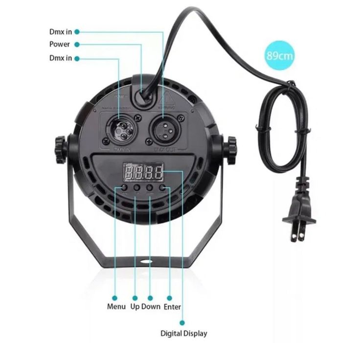 LED Диско осветление UKing, UV светлина, Гласов контрол