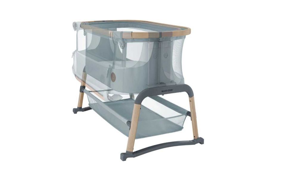Patut co-sleeper pentru copii Maxi-Cosi Iora Air, gri, 82 x 50 x 3 cm