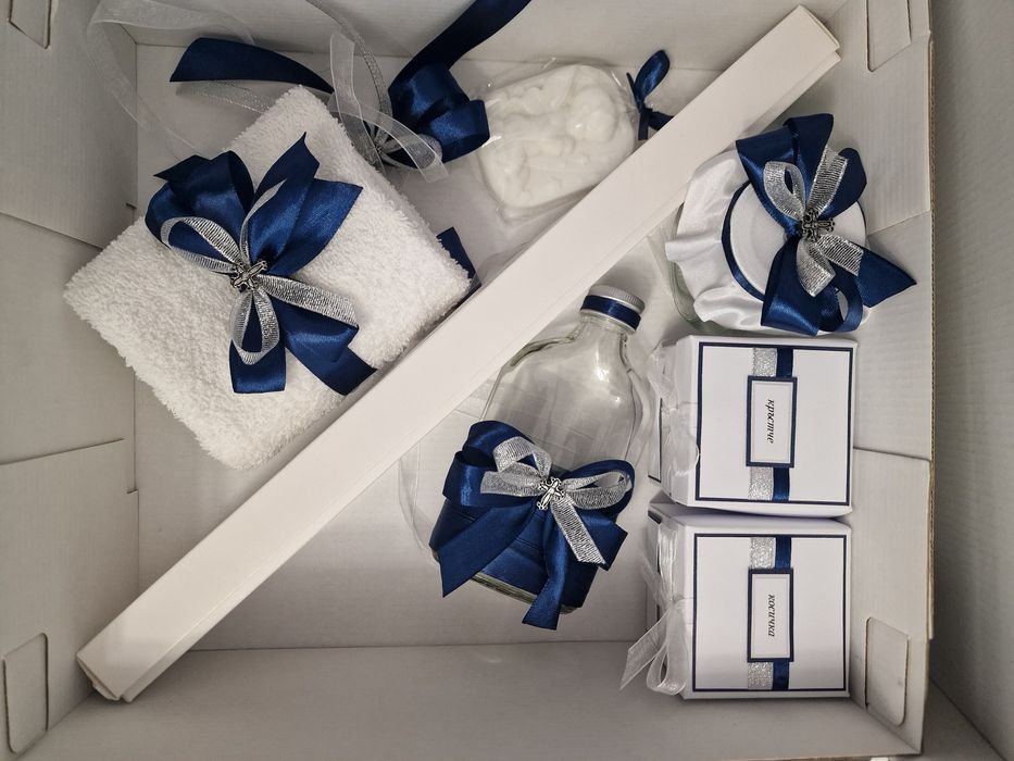 Кутия за  Кръщене турско синьо