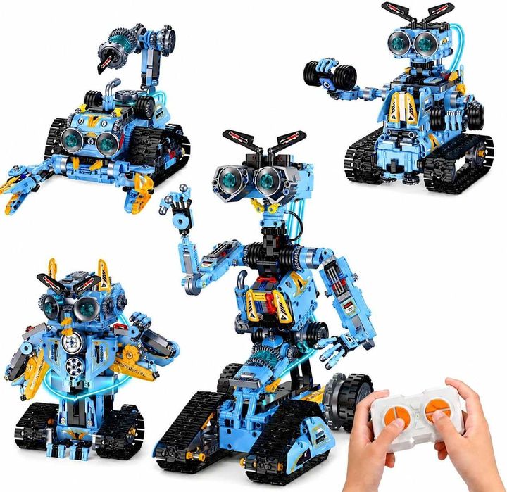 Конструктор робот zinat 4-in-1 STEM Robot Building Kit 824 части