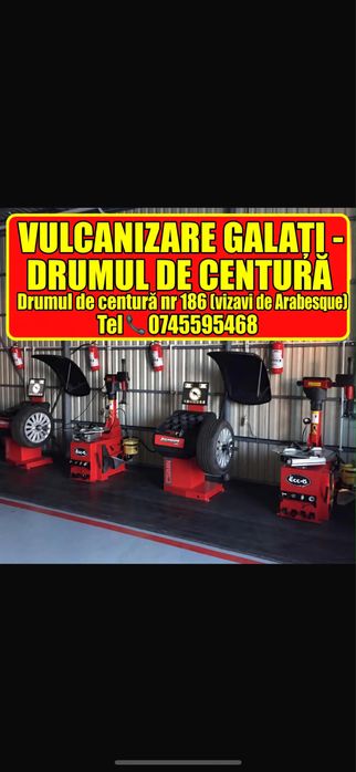 Vulcanizare Galati / Hotel anvelope / Indreptat jante / echilibrat roti